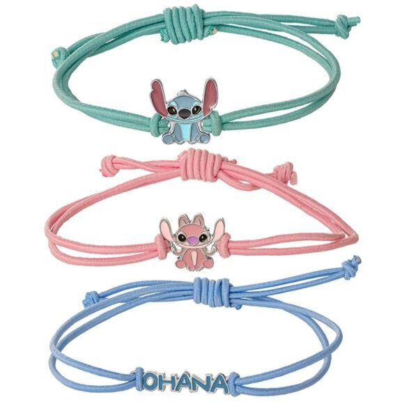 Disney Girls Lilo & Stitch Best Friends Bracelet Set of 3 - Picture 8 of 14